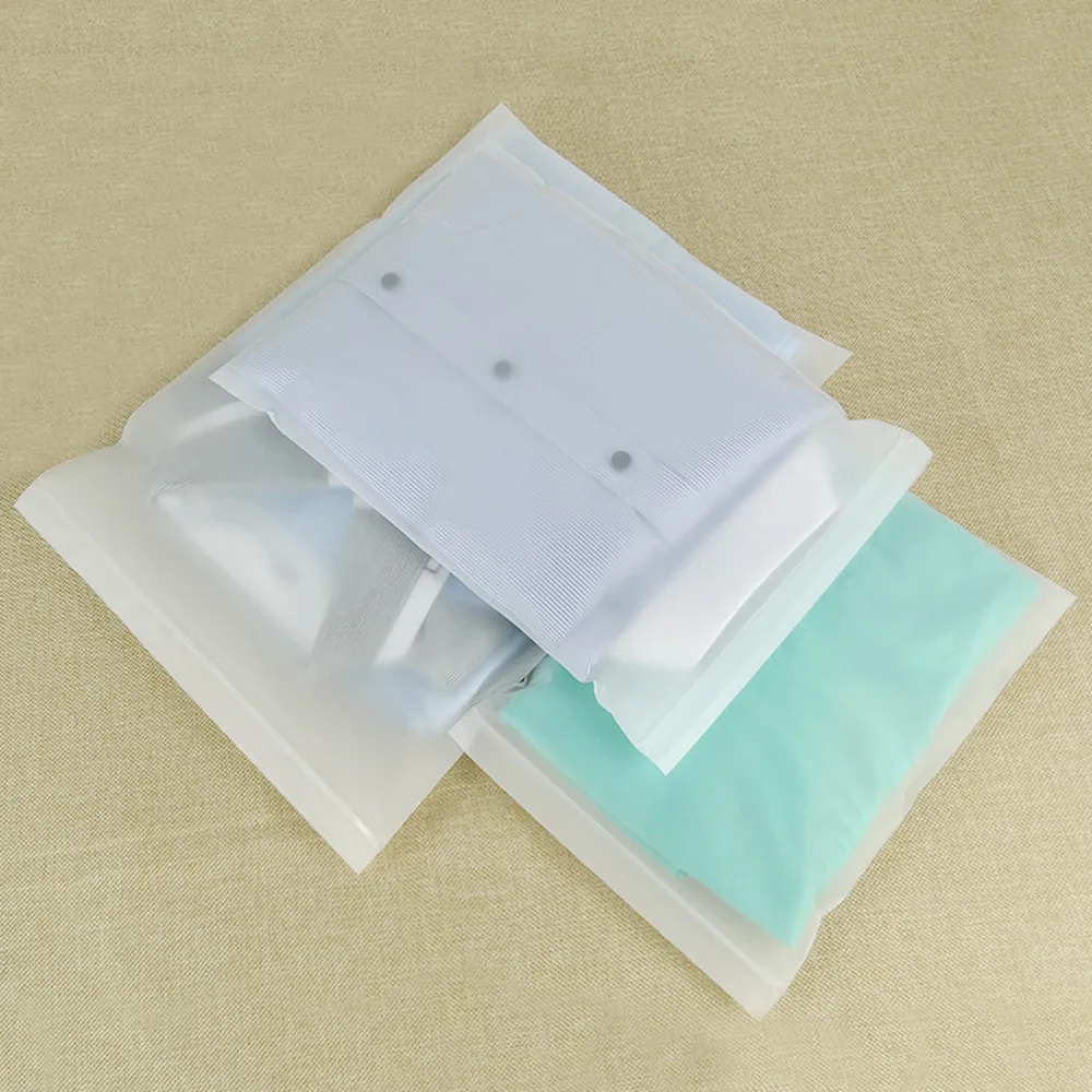 DHL Matte Translucent Plastic Ziplock Storage Clothing Bags Reusable Self Seal Grocery Household Packaging Poly Zip Lock Bag