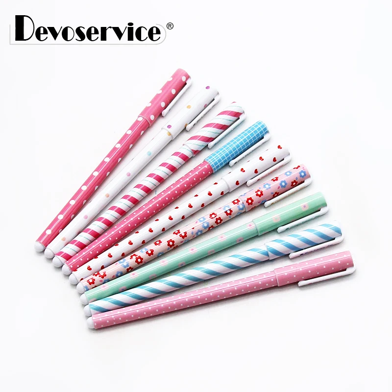 

10Pcs/Pack Cute Watercolor Gel Pen Floral Style Neutral Pen Drawing Stationery 10 Colors For Paint 0.38mm Office School Supplies