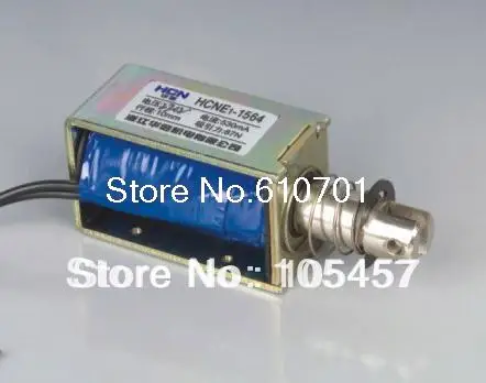 

24V Pull Hold/Release 10mm Stroke 8.7Kg Force Electromagnet Solenoid Actuator HCNE1-1564