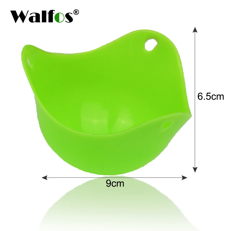 WALFOS FOOD GRADE Flexibe Silicone Egg Poacher Cook Poach Pods Kitchen Tool Baking Poached Cup Egg Kitchen Cooking Tools