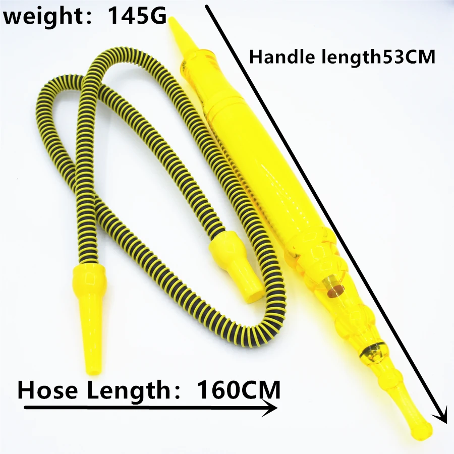 Hookah Shisha Hose 160CM Long Chicha Narguile Big Handle Water Bag Ues Sponge With Ice Capsules