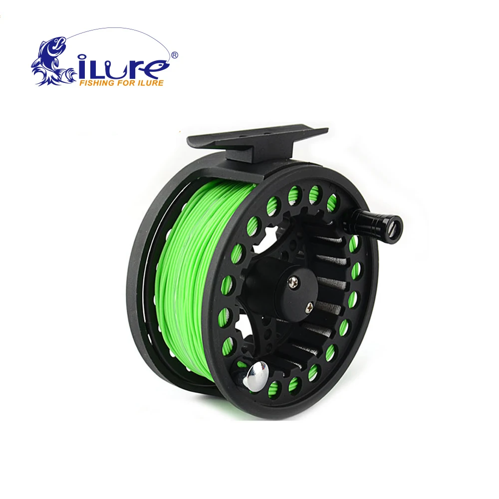 

iLure Fly Fishing Reel 5/6 WT CNC Aluminum Reamer Fly Fishing Line Metal Reel Die Casting Large Arbor Fishing Tackle