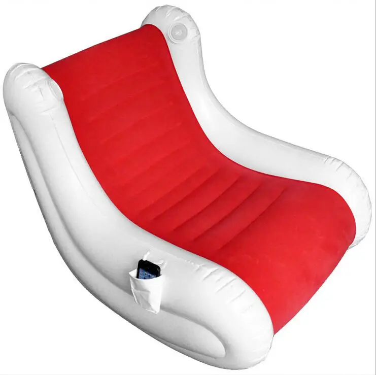 95X65X86CM comfortable inflatable sofa round creative couple back single sofa, music air inflated sofa cushion, air armchair