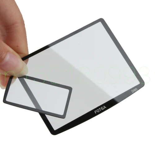 Professional LCD Optical Glass Screen Protectors Cover for Nikon D90 D80 D40 D60 D5000 D7000 D3 D3X DSLR Camera