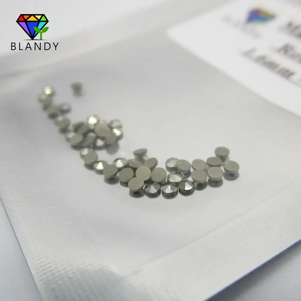 Factory Pirce High Quality 1.0mm-2.0mm Round Cut Flat Back Loose Natural Marcasite Stone For DIY Jewelry