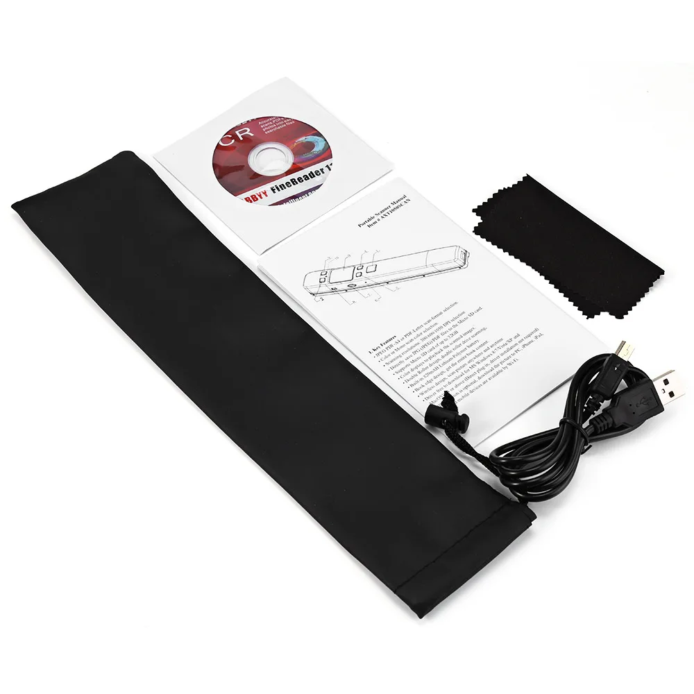 Original iScan Wireless WiFi Portable Digital Scanner 1050DPI Support A4 Document JPEG / PDF Selection with TF Card Slot