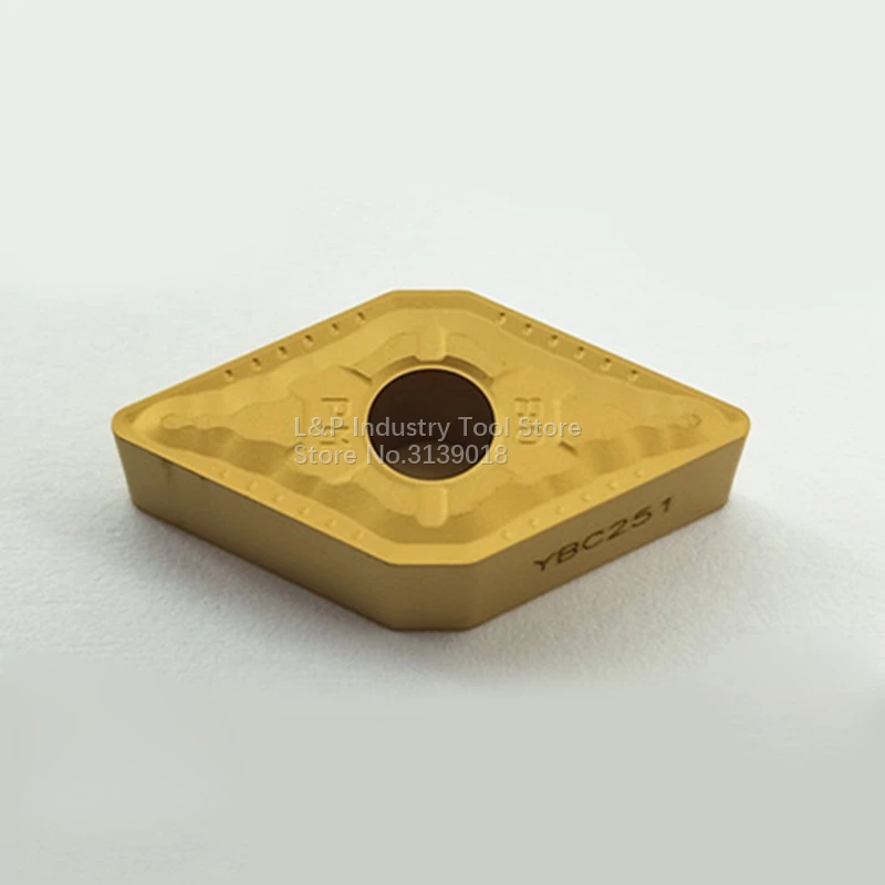 New Original China Brand CNC Machine Tool Lathe Cutter 55° 15mm DNMG150608-PM YBC251 Carbide Inserts DNMG442PM For Steel P10-P30