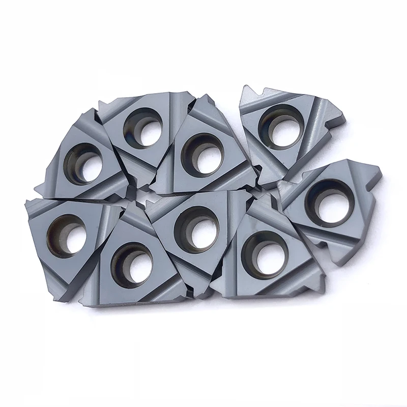 10 pieces 16ER 16IR 0.5ISO 0.75ISO 1.0ISO 1.25ISO 1.50ISO 1.75ISO 2.0ISO BMA threaded insert CNC carbide thread turning tool
