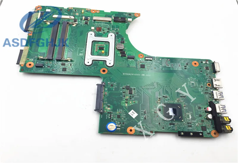 Laptop Motherboard 6050A2493501-MB-A02 for Toshiba for qosmio x870 X875 series motherboard v000288290 DDR3 non-integrated