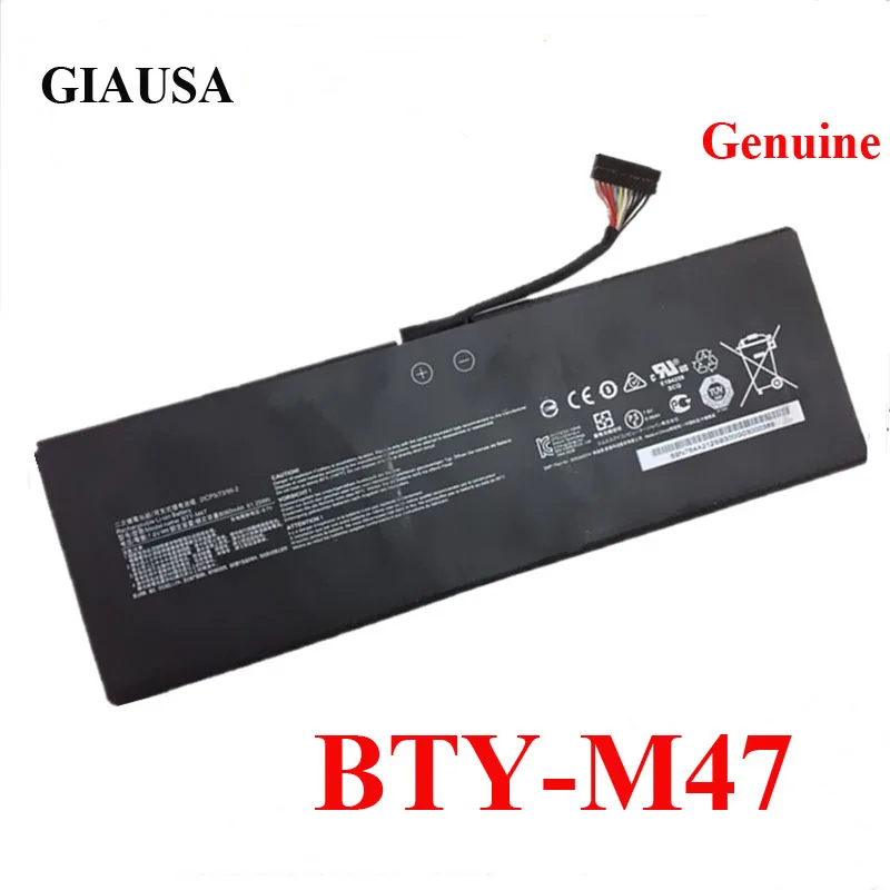 Genuine BTY-M47 Laptop Battery for MSI GS40 GS43 GS43VR 6RE GS40 6QE 2ICP5/73/95-2 MS-14A3 MS-14A1