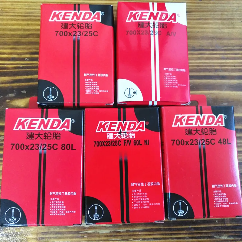 

Kenda 700X23/25 Bicycle Tube Tires Road Bicycle Inner Rubber Tube Tires Bike Parts 1pcs