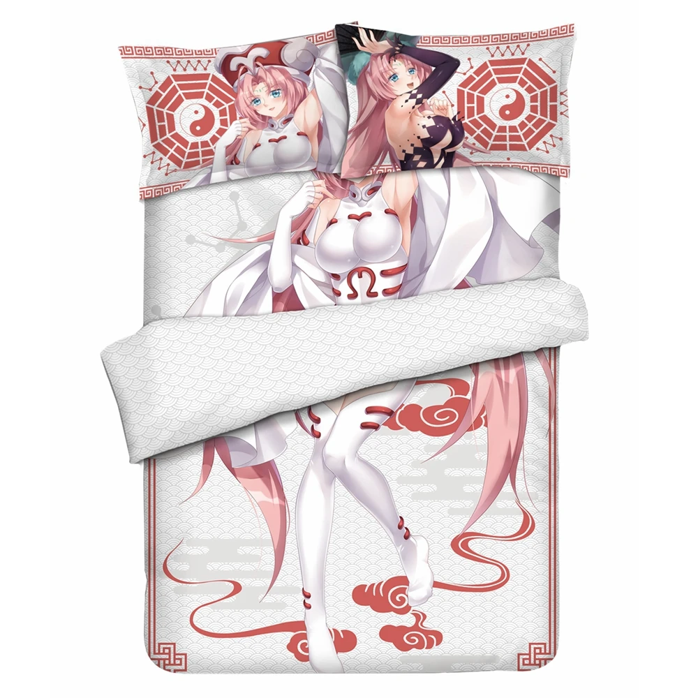 

Anime JK Houshin Engi Feng Shen Yan Yi So Dakki Da Ji Comforter Set Bed Flat Sheet Quilt Cover Pillowcase Bedding Sets