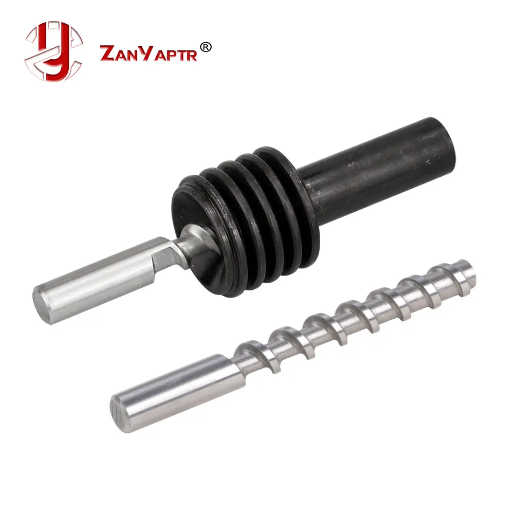 8MM x 82MM / 10x120MM Ceramic Mud Powder Extruder Micro Screw Throat Feed Rod Feed Rod 3D Printer Accessories