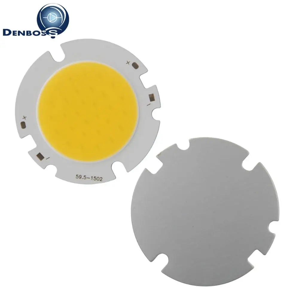 Allcob LED COB Strip Light Source Manufacturer Globe 60mm 42mm Round High Lumen Module 10W 15W 20W 30W COB for Downlight Lamp