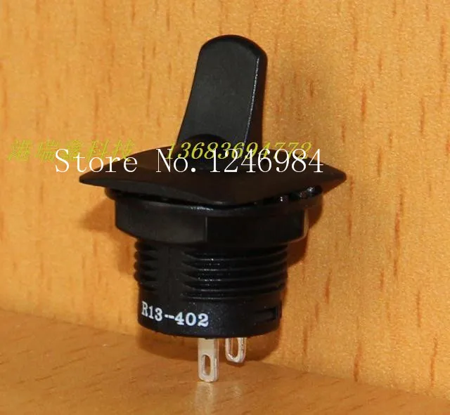 

[SA]Taiwan New SCI electronic switch toggle switch flat handle toggle switch SPST R13-402A--50pcs/lot