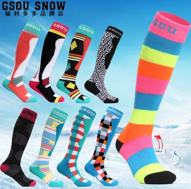 

Couples Warm Ski Stockings Women Men Winter Outdoor Heated Long Snowboard Hiking Sports Socks High Quality Thermal Bedsocks