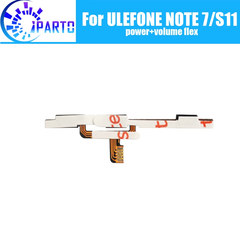 ULEFONE NOTE 7 Side Button Flex Cable 100% Original Power + Volume button Flex Cable repair parts for Ulefone S11