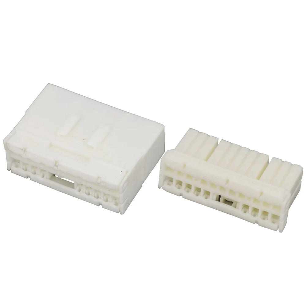 20 دبوس البلاستيك الأبيض لحام لوحة دبوس موصل لوحة دارات مطبوعة موصل عازمة إبرة مع محطة DJ7201-1.8-10 / 21 20P #3