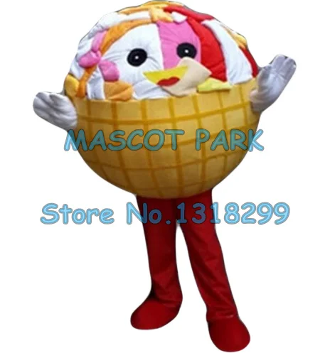 

mascot new summer ice cream ball mascot costume adult size sale cartoon icecream theme advertising costumes carnival fancy dress