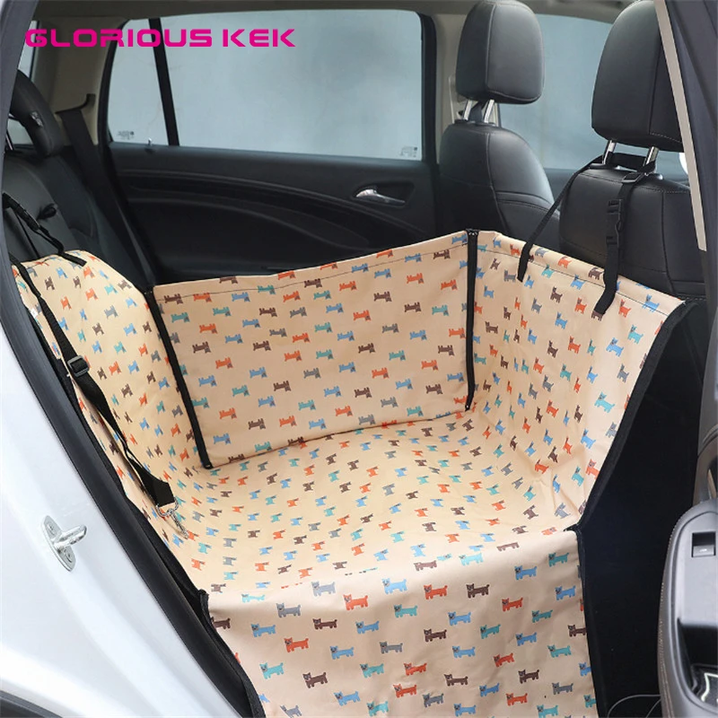 

GLORIOUS KEK Dog Car Seat Covers Strong Waterproof Pet Car Seat Hammock for Small Medium Dogs Pet Car Mat Protector Dropshipping