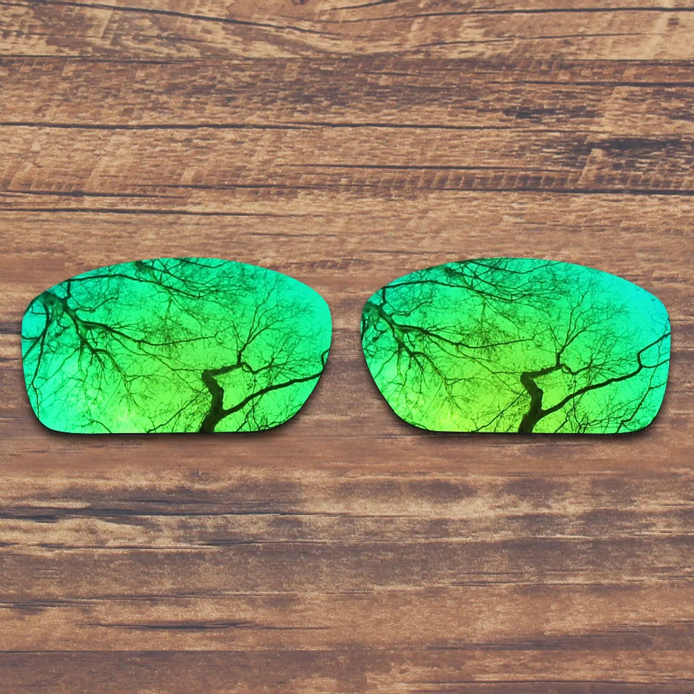

Millerswap Polarized Replacement Lenses for Oakley Scalpel Sunglasses Green Mirrored Color (Lens Only)