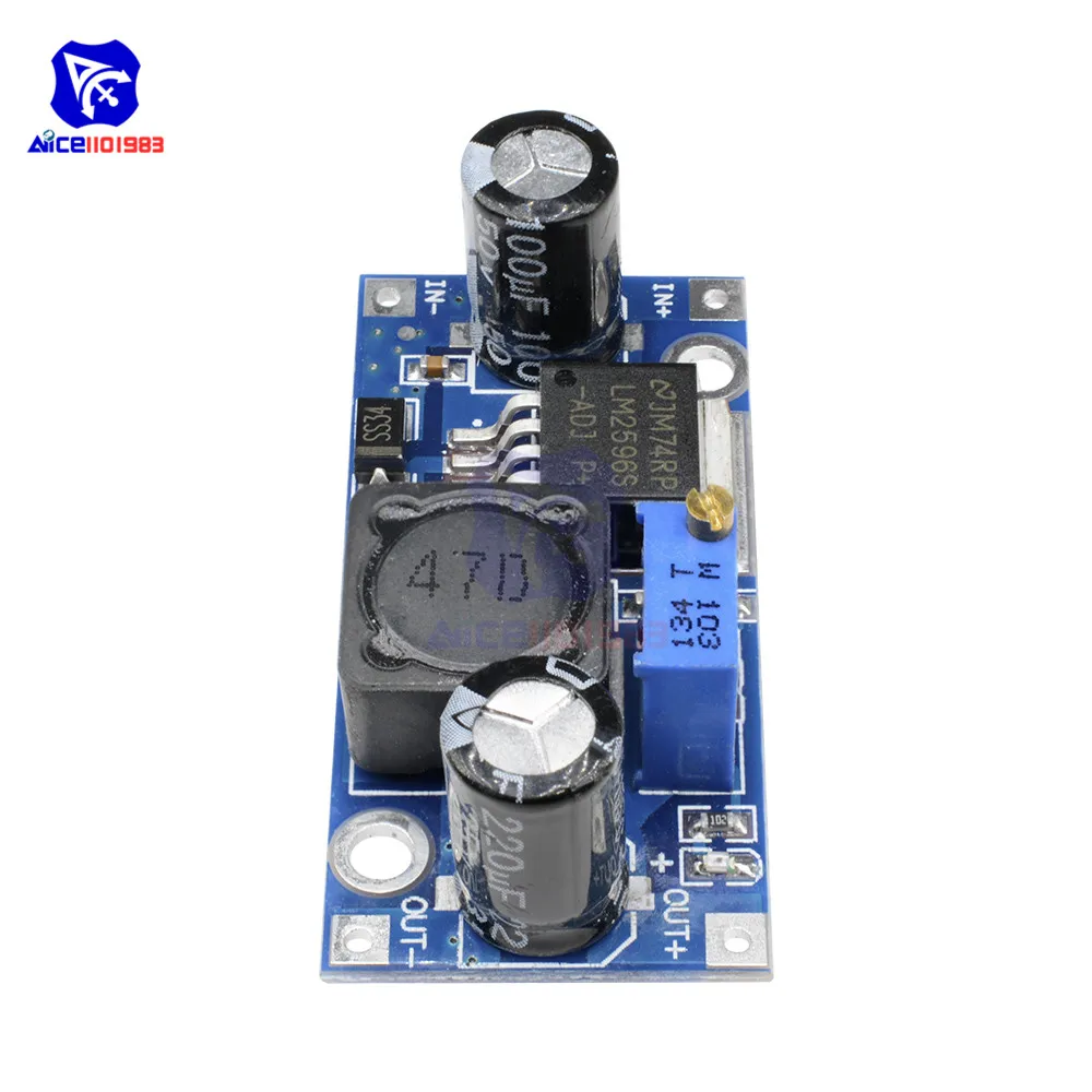 LM2596 DIP/SMD DC-DC-Abwärtswandler Step-Down-Stromversorgungsmodul Ausgang DC 4 -35V zu DC 1.23 -30V 3A Spannungsregler – Detail 12