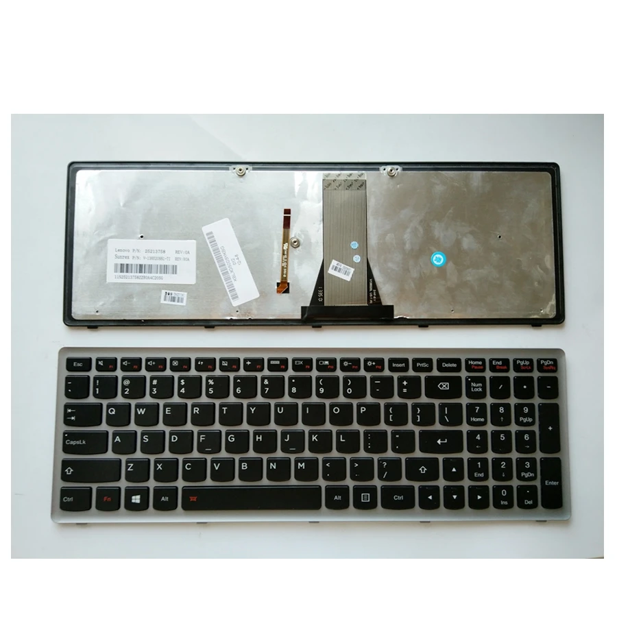 

NEW English Laptop Keyboard FOR LENOVO S500 S510P G500S G505S Z501 Z510 FLEX 15 15D US with backlit