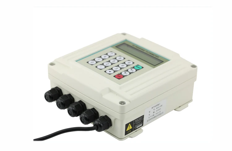 Medidor de flujo de líquido ultrasónico con DN15 ~ DN100 diámetro RS485 Comunicación y 1% precisión medidor de flujo ultrasónico de agua
