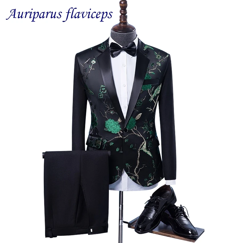 Print Groom Tuxedos Tailor Groomsman Suit Animal Print Man Suit Notched Dinner Suit Print Blazer For Wedding Suit  Jacket+pants