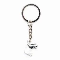 Lovers Metal Alloy Bull Terrier Key Chains Women's Jewelry Dog Shaped Key Chains