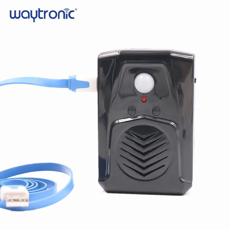 Mini sensore di movimento PIR scaricabile audio Altoparlante per lettore audio musicale attivato per promemoria vocale di sicurezza