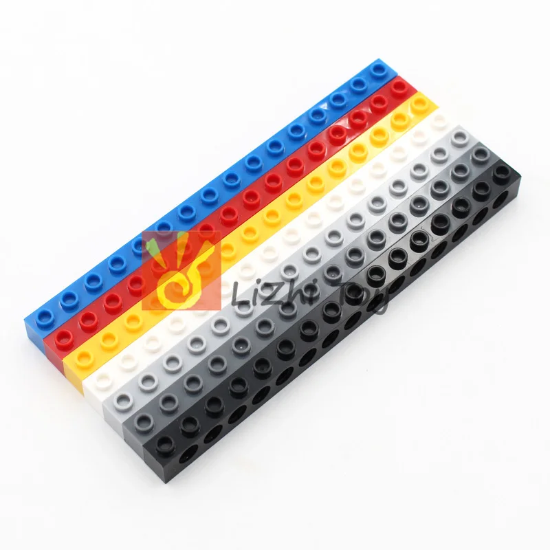 Lizhi Technology 3703 Brick 1x16 with Hole Thick Bricks Model Building Blocks Compatible Accessories Parts Mechanical Science