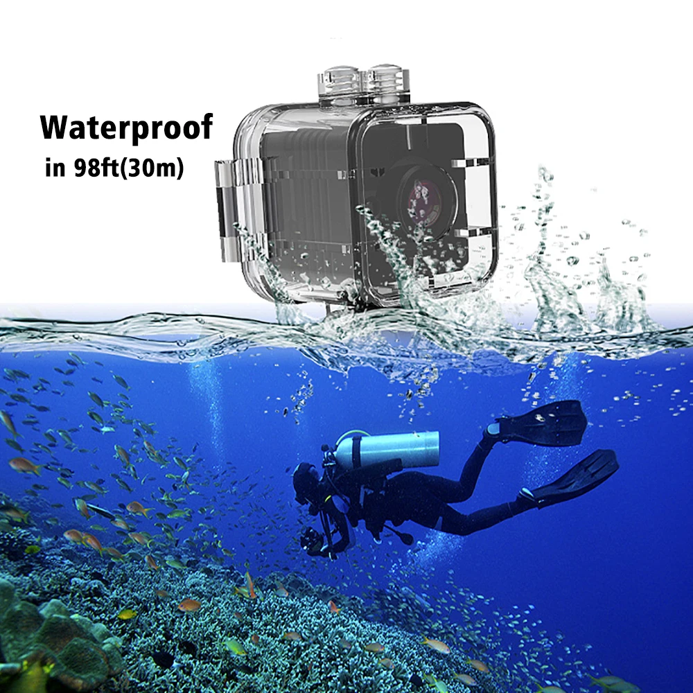 Sport Waterproof Mini Camera HD 1080P SQ12 Small Action Camcorder IR Night Vision Motion Sensor Video Voice Recorder Micro Cam