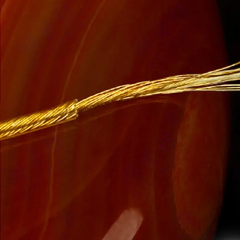 QYFANG 1.2m 1 Core Earphone Upgrade Cable Headphone 1 Drive Detachable Cord Flexible PVC Wire Gold Plated Copper Extension Line