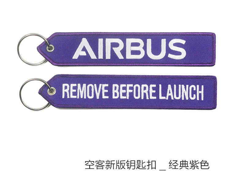 Airbus Logo A330 neo A350 A380 BELUGAXL Embroider Keychain   Travel Long Luggage Bag Tag Gift for Flight Crew Pilot Aviation