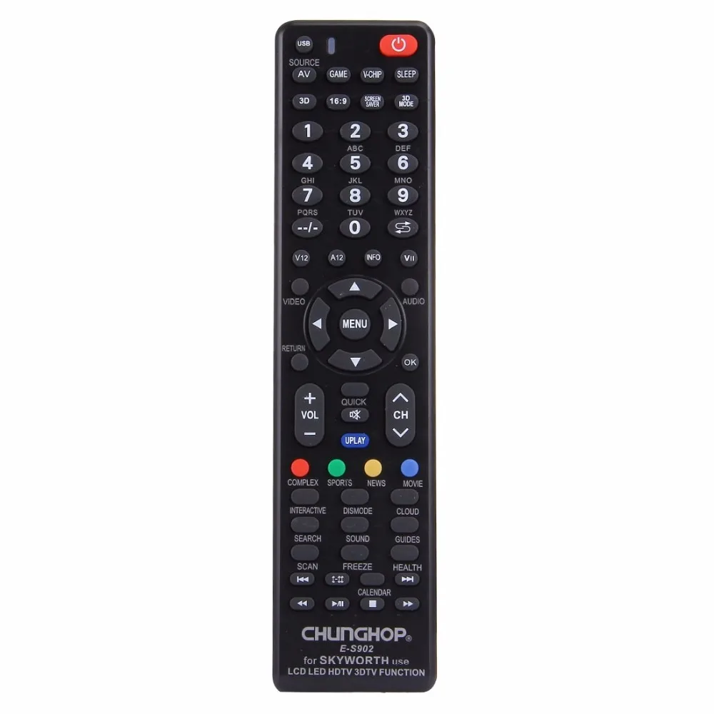 CHUNGHOP E-S902 Remote Controller for SKYWORTH LED TV / LCD TV / HDTV / 3DTV Universal TV Remote Control