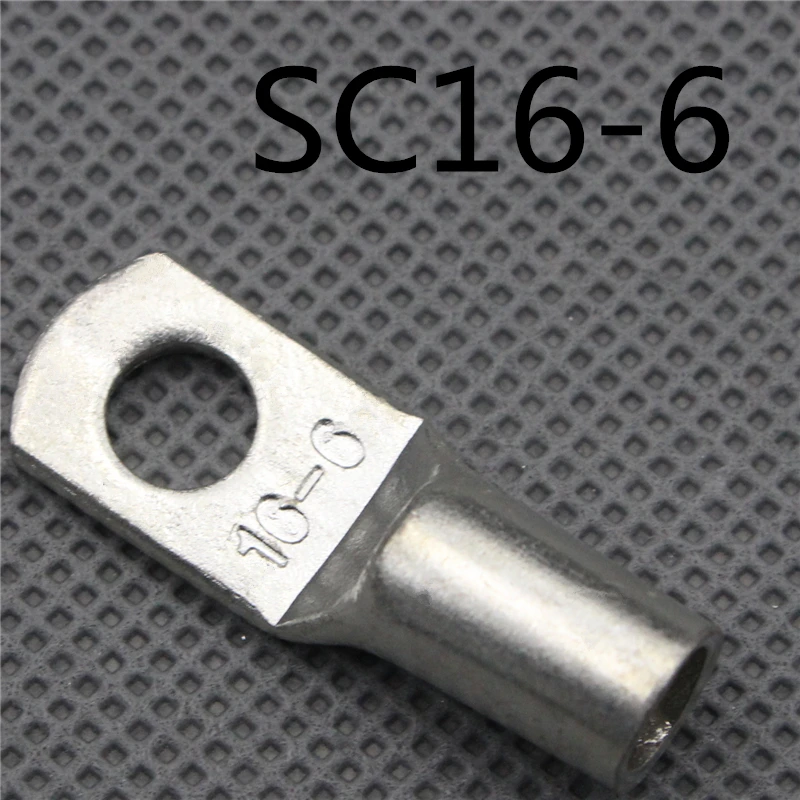 1piece SC(JGK)16-6 tinned copper cable lugs crimp type Electric power fittings equipment contact B type