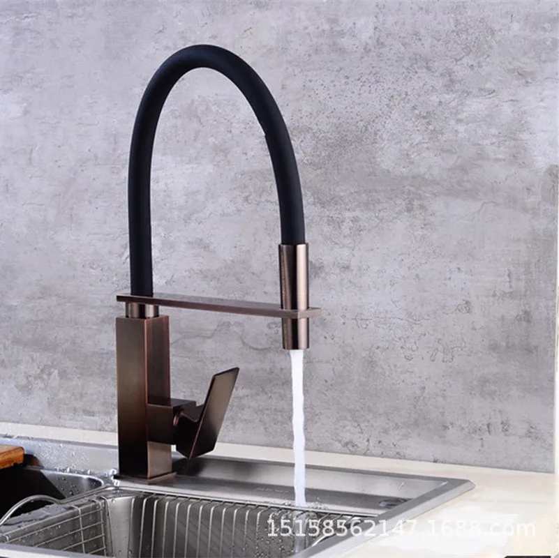 Home improvement building materials plumbing hardware wholesale sales European black ancient plating brushed copper sink kitchen