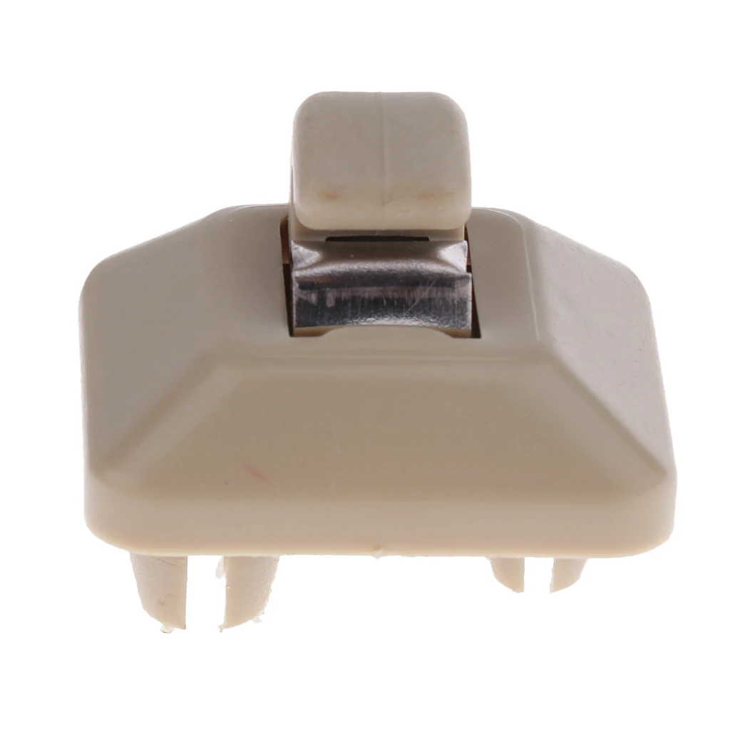 New High Quality 2 Pcs Sun Visor Clip Hook Holder for Audi A5 Q5 13 14 15 Beige Stable characteristics high reliability