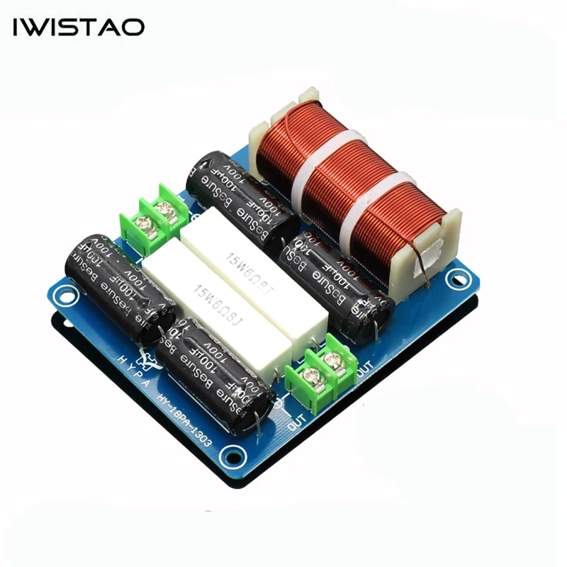 

IWISTAO HIFI Car 2 Way Crossover Max Power 200W Crossover-point 3.5 KHz 4 ohm for 6.5 Inches Speakers Unit