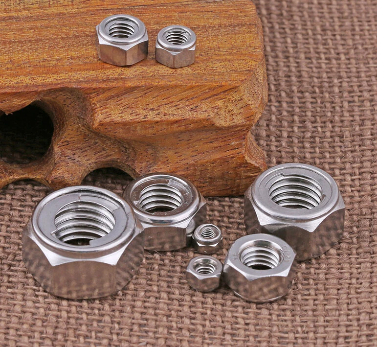 Metal Lock Insert Nut 50pcs/lot DIN980 Stainless steel M3/M4/M5/M6/M8