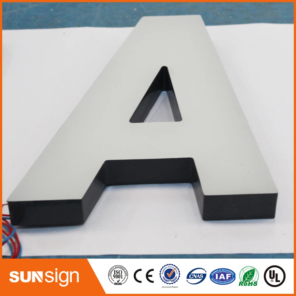 Frontlit Bewegwijzering Acryl Verlichting Brief