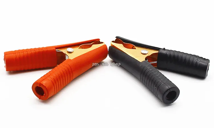 Hot Auto Alligator Clips Accuklemmen Crocodile Clip 100A Rood + Zwart