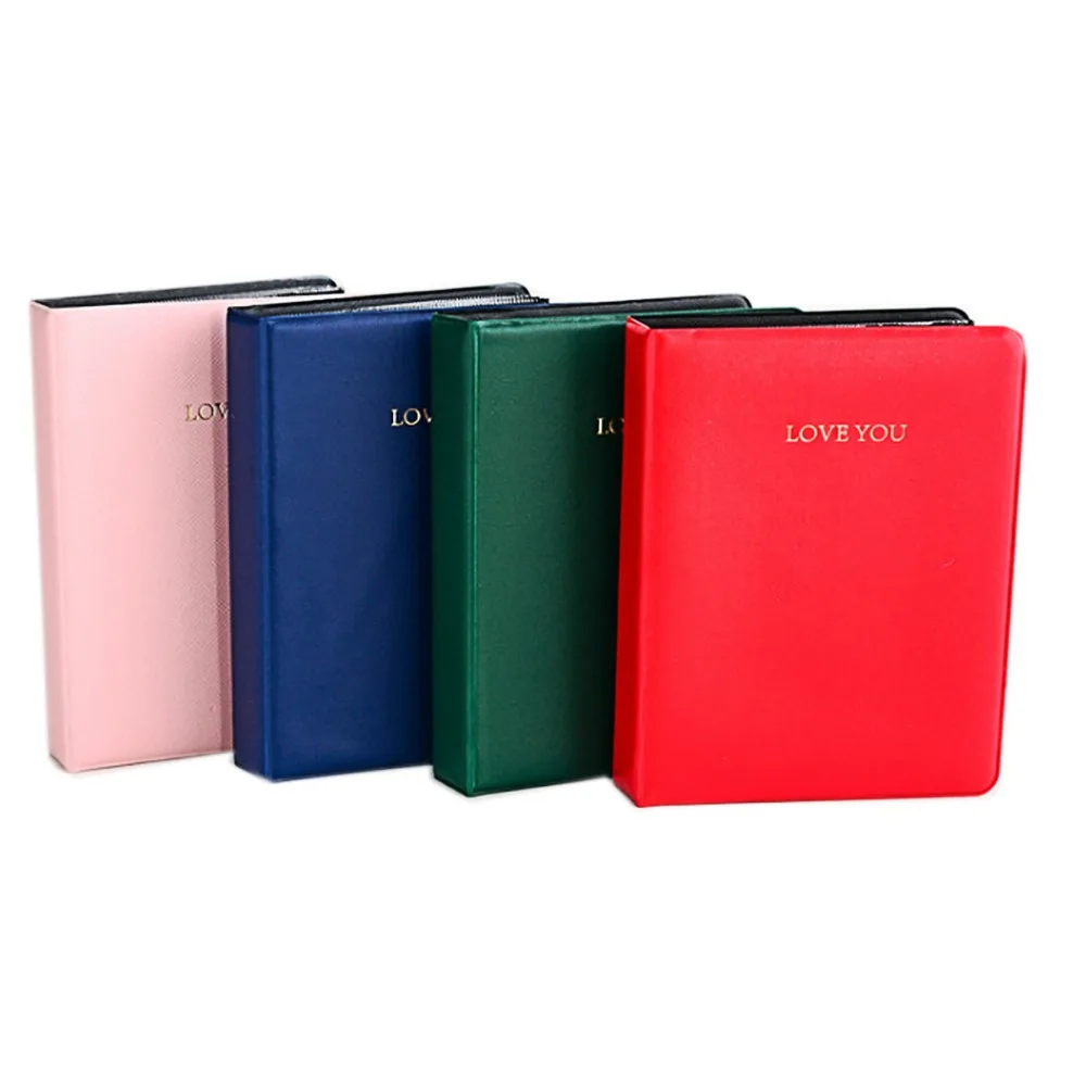 64 Pockets Colorful LOVE You Mini Photo Album Book Picture Case Storage for for Instax Mini 12 11 40 Evo 9 8 25 Zink Film