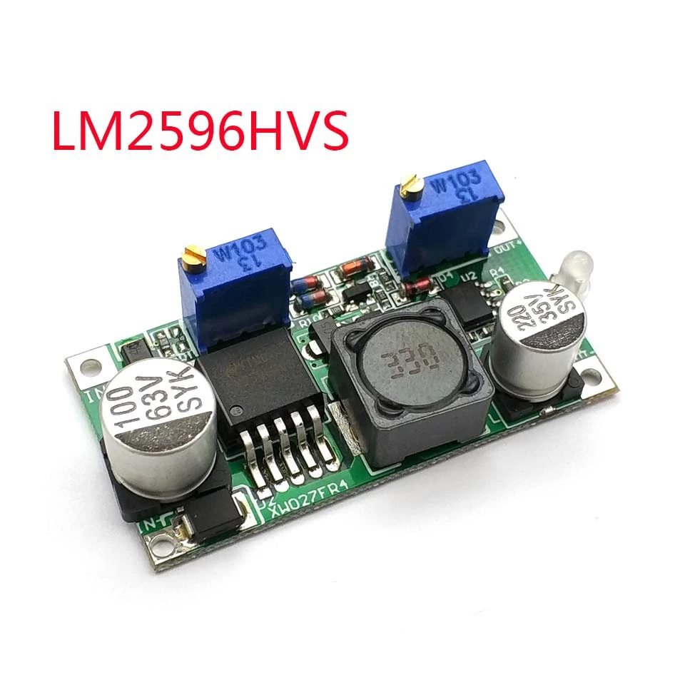 DC-DC LM2596 HVS LM2596HVS 60 В 3 А понижающий постоянный ток/напряжение CC CV понижающий модуль светодиодный индикатор высокочастотное преобразование