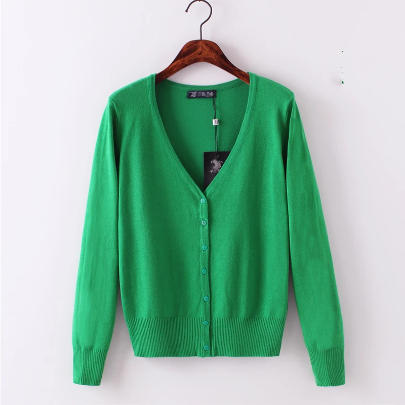 Sweater Women Cardigan Knitted Sweater plus size Female Casual V-Neck Woman Cardigans Tops 4XL 5XL