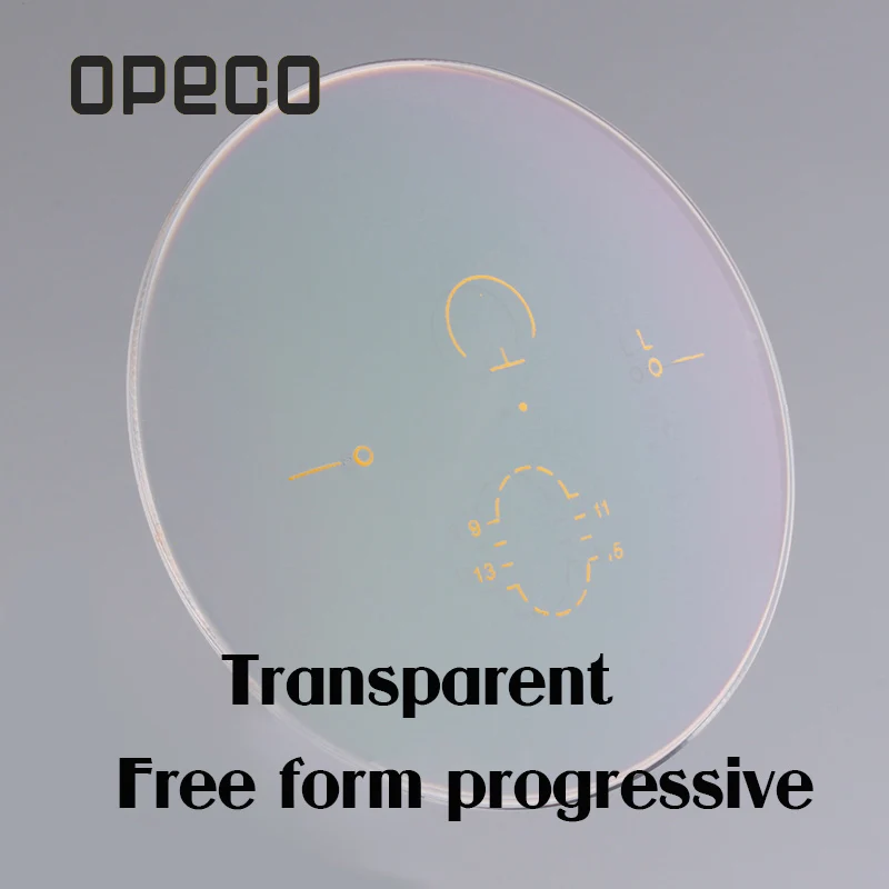 

Opeco Free Form Digital Progressive Lenses Transparent Custom-made Anti-reflective and anti Scratch Optical Lenses