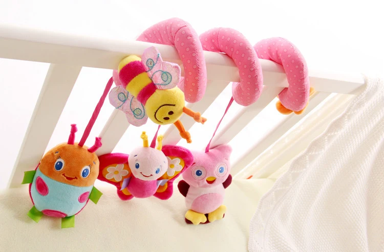 new infant Toys Baby crib revolves around the bed stroller playing toy car lathe hanging baby rattles Mobile 0-12 months