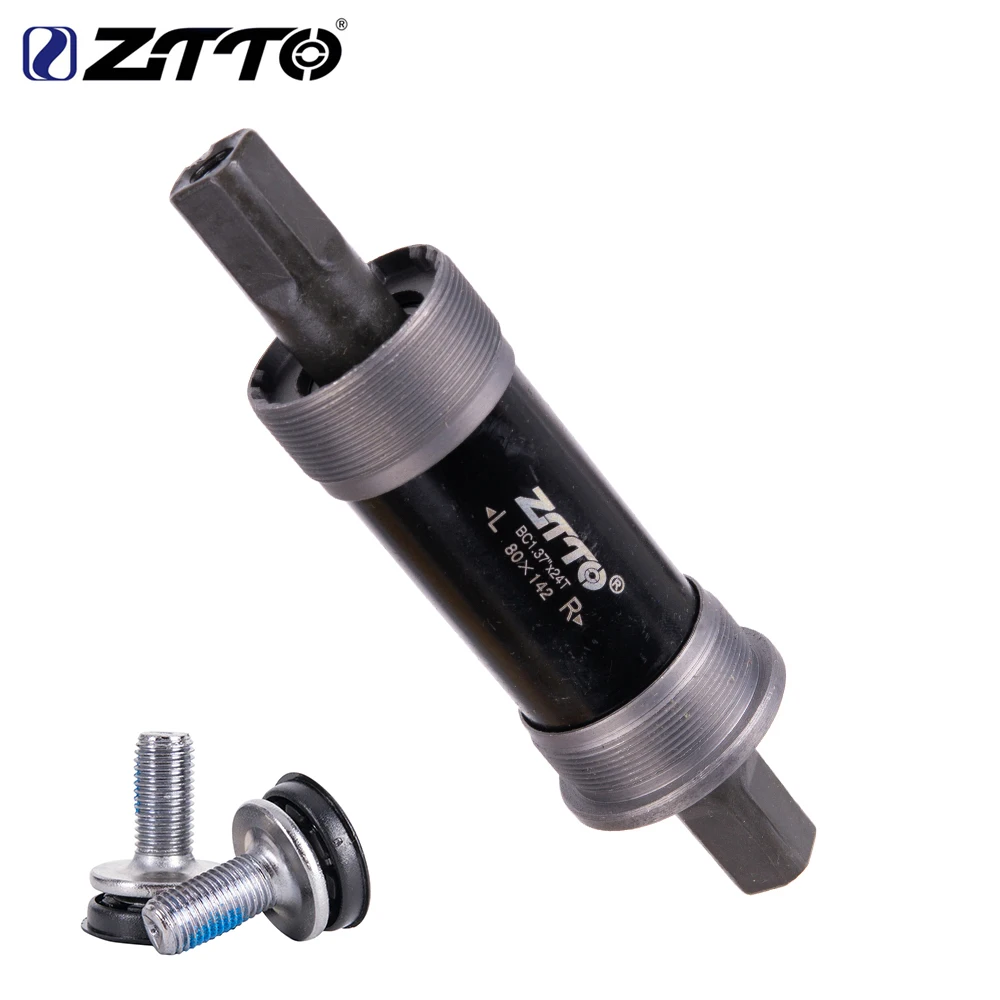 ZTTO JIS Square Taper Extended Bottom Bracket 177mm 155mm 142mm Wide for Fat Tire Snow Sand Bikes BSA Threaded Bicycle BB view 2
