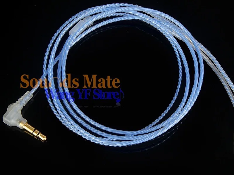 Verzilverd 6N Ofc Hifi Kabel Voor Westone W10 W20 W30 W40 W50 W60 Hoofdtelefoon 4 Kleuren Selecteren